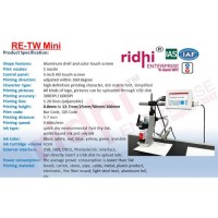 RIDHI TW MINI 1 inch Smallest Industrial On-Line Non-Contact Ink Jet Printer Model RE-TW -12.7mm